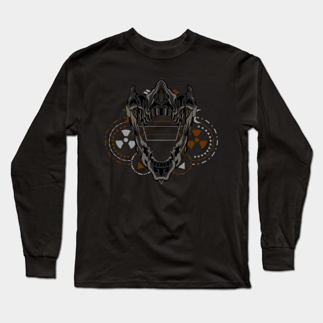 skull head vintage Long Sleeve T-Shirt by SHINIGAMII